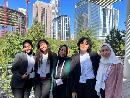 KGSP students at the Society of Women Engineers annual conference in Houston, Texas