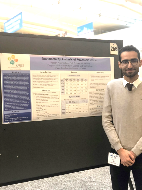 KGSP Student Hassan AlRamadhan at the AIChE Conference